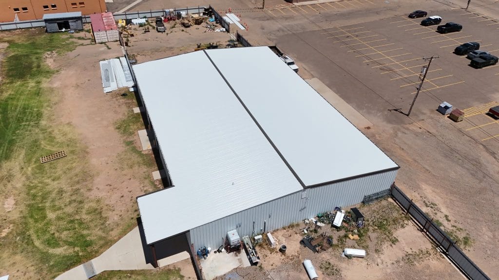 Tucumcari MSD fresh new roof look