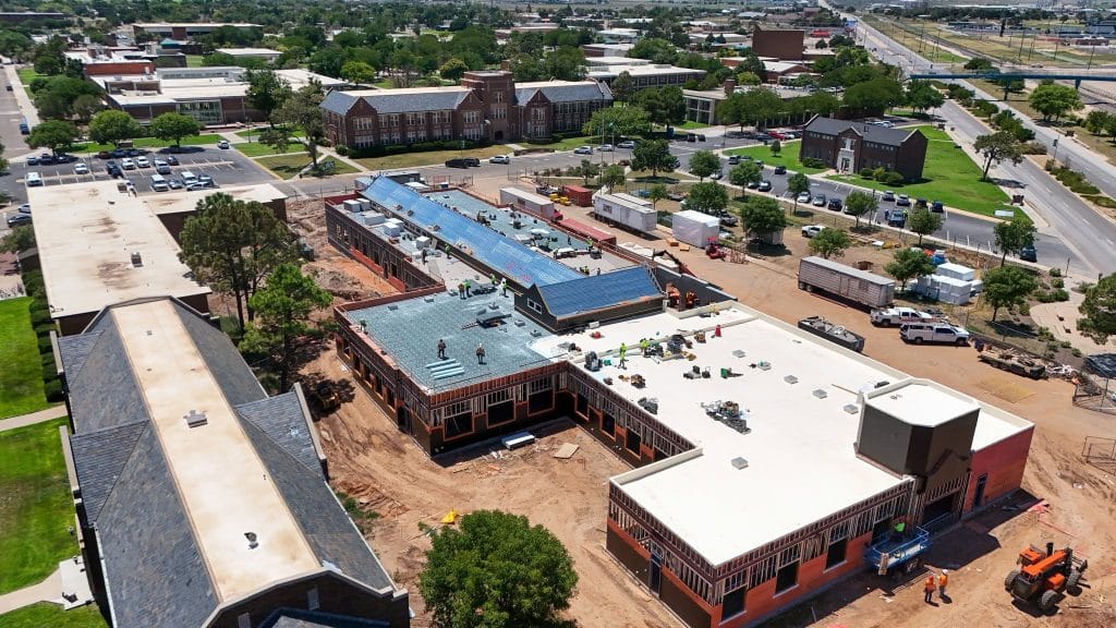 commercial roofing damage repair in Texas